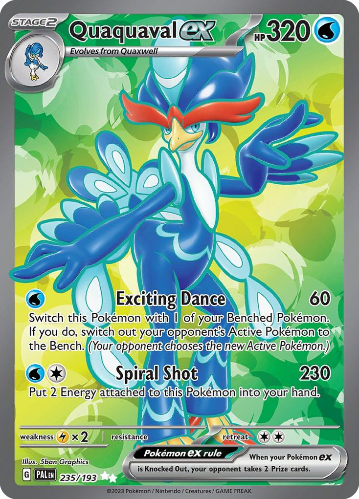 Quaquaval ex (235/193) - Paldea Evolved Pokémon Card