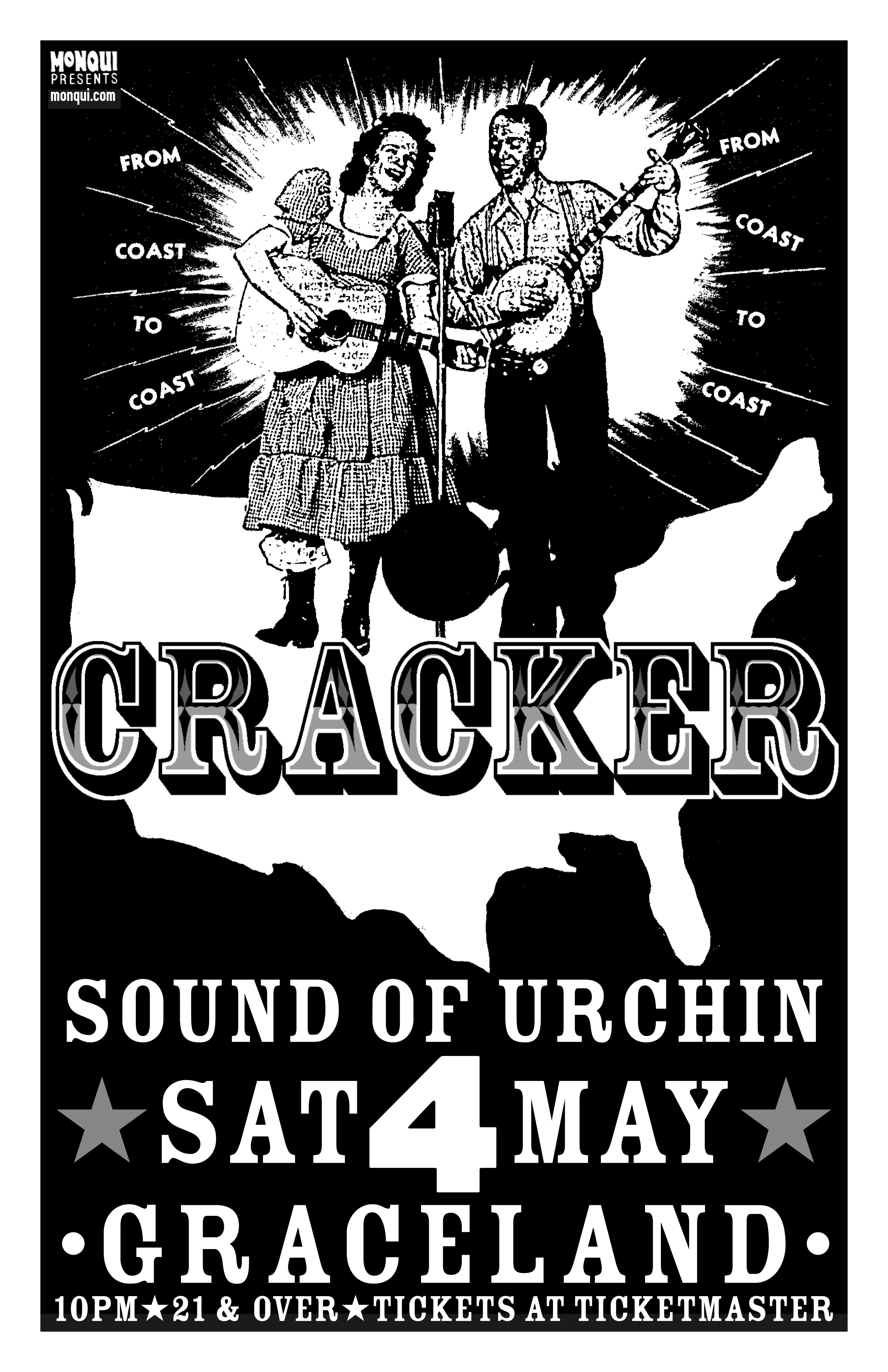 MXP-142.18 Cracker 2002 Graceland  May 4 Concert Poster