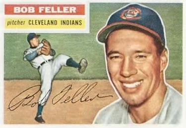 Bob Feller 1956 Topps #200 Sports Card