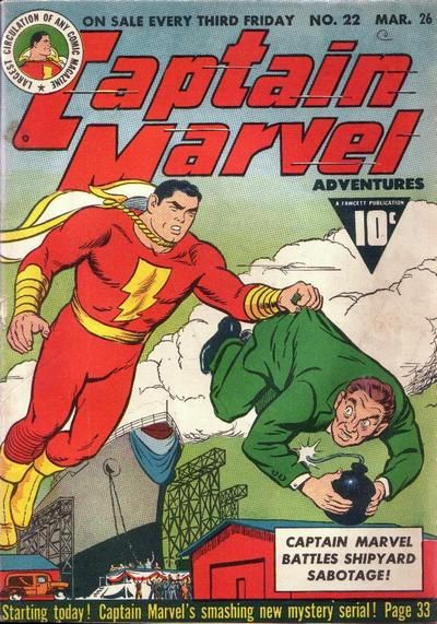 Captain Marvel Adventures #22 Comic