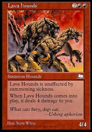 Lava Hounds (Weatherlight) Trading Card