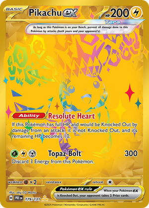 Pikachu ex (179/131) - Prismatic Evolutions