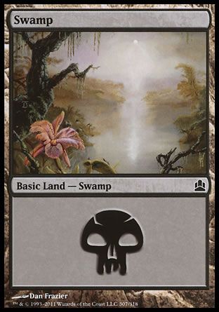 Swamp (MTG Commander) Trading Card