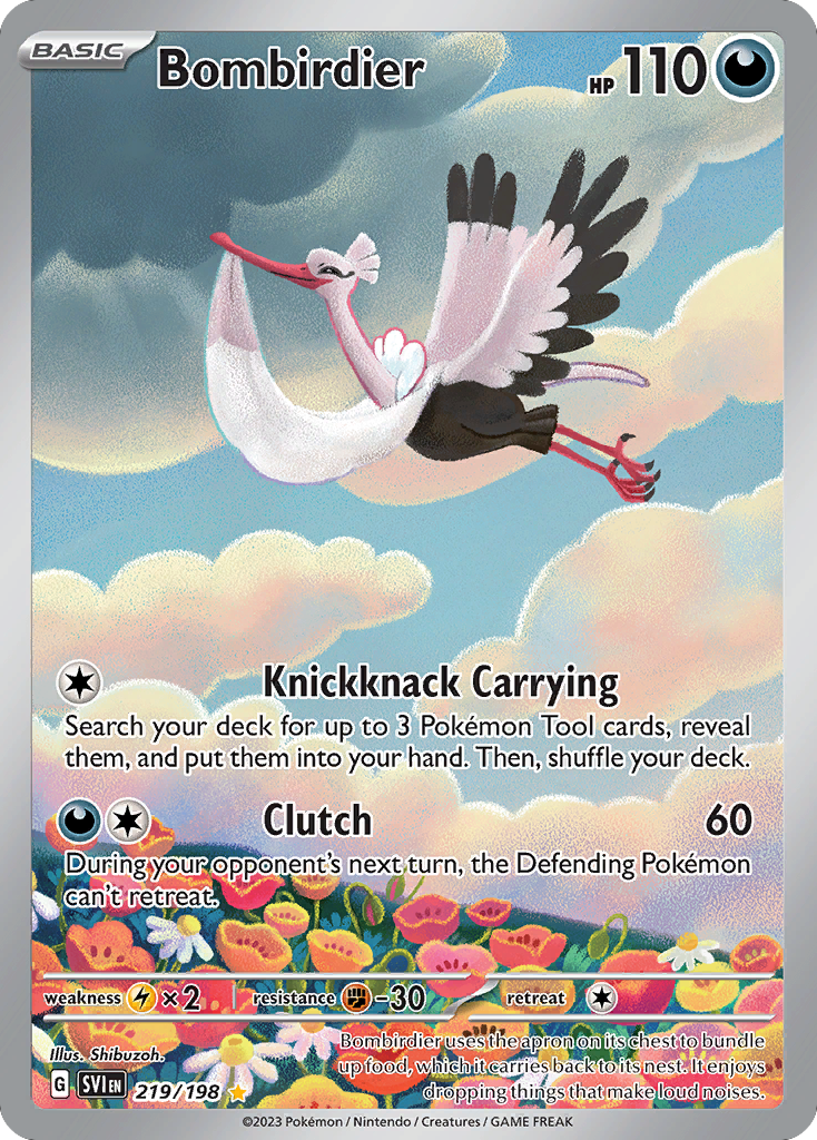 Bombirdier (219/198) - Scarlet & Violet Pokémon Card