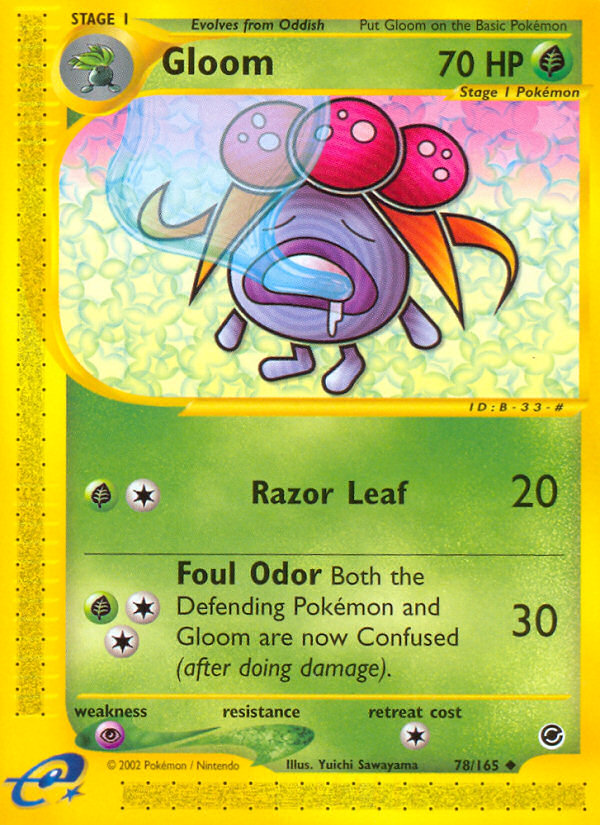 Gloom (78/165) - Expedition Base Set Pokémon Card