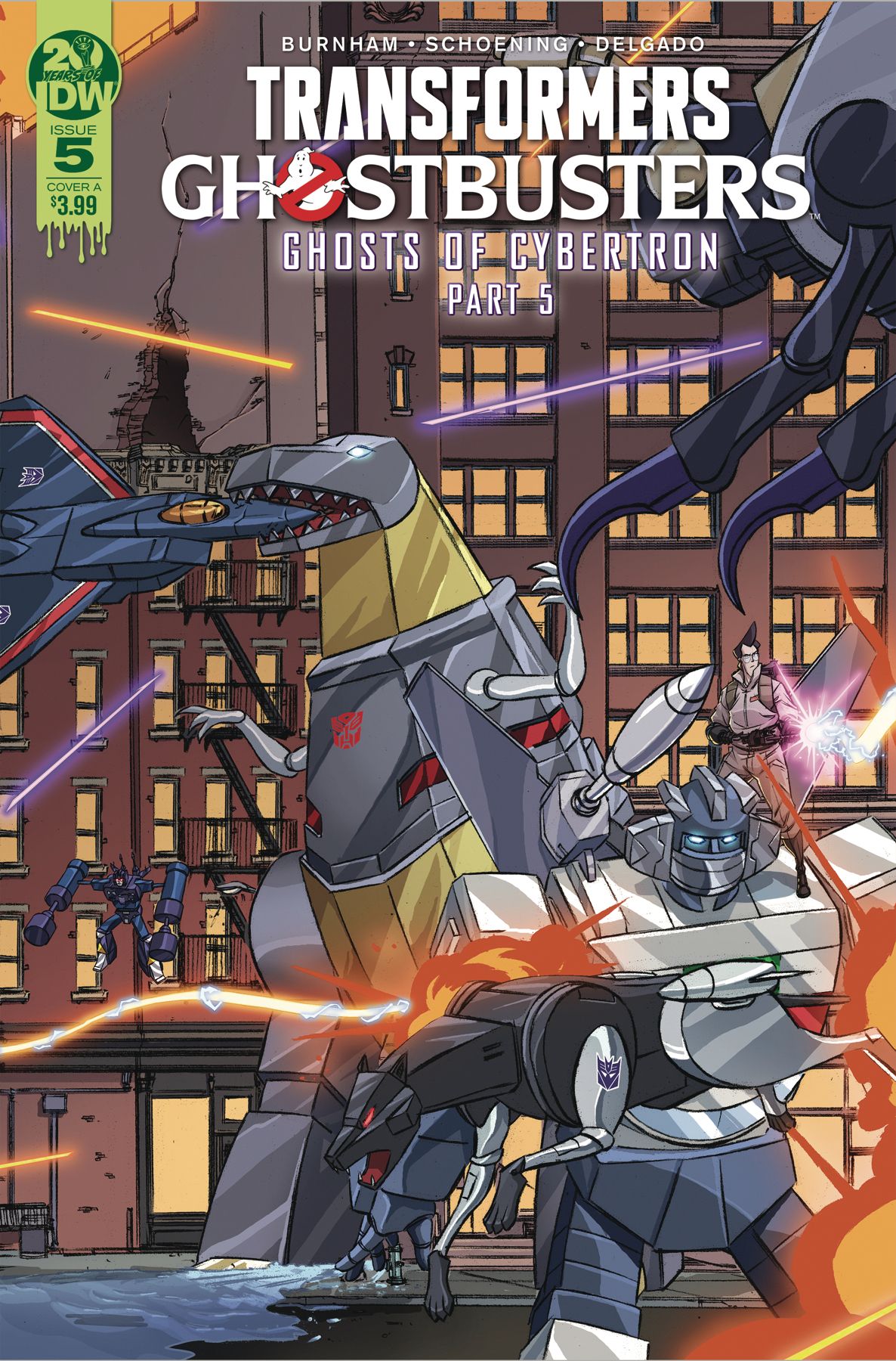 Transformers/Ghostbusters #5 Comic