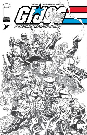 G.I. Joe: A Real American Hero #325 (Cvr B Andy Kubert B&W Variant)