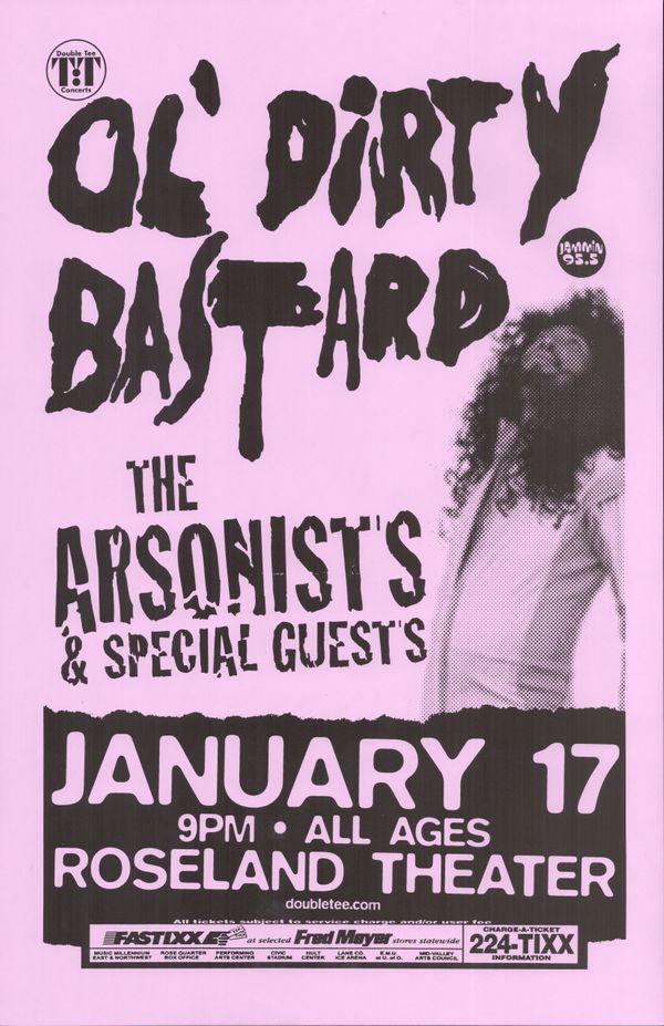 Ol' Dirty Bastard Roseland Theater 2000 Value GoCollect (oldirty