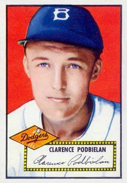 Clarence Podbielan 1952 Topps #188 Sports Card