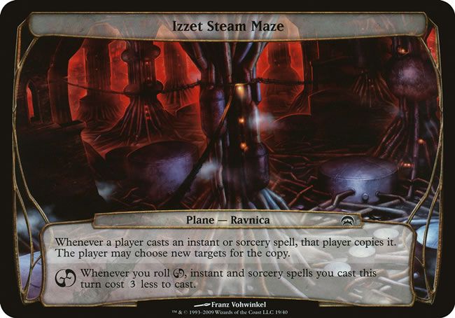 Izzet Steam Maze (Planechase) Trading Card