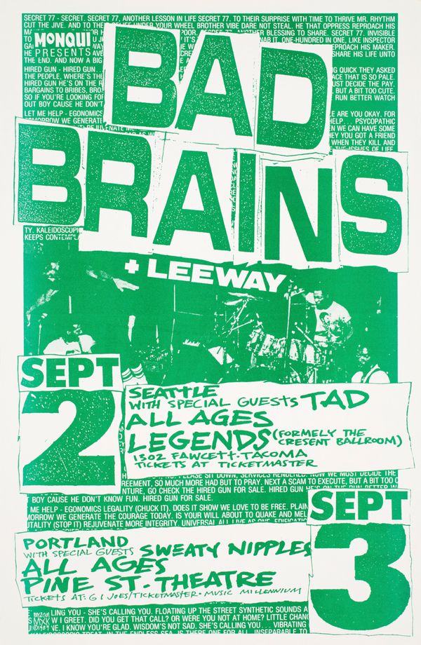 MXP-127.1 Bad Brains Legends & Pine Street Theatre 1989