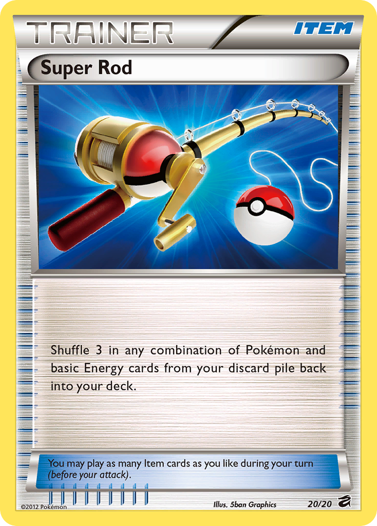 Super Rod (Trainer: Item) (20/20) - Dragon Vault Pokémon Card