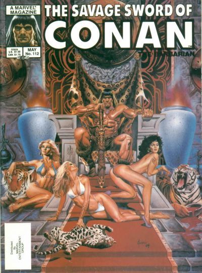 The Savage Sword of Conan #112 Comic