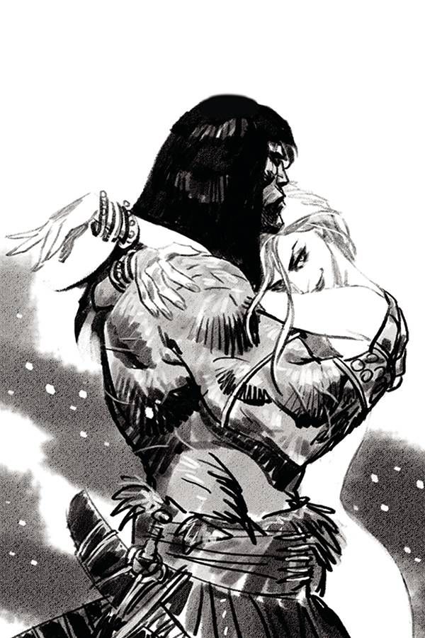 Cimmerian: The Frost Giants Daughter #3 (20 Copy Panosian Pencil Art Cover)