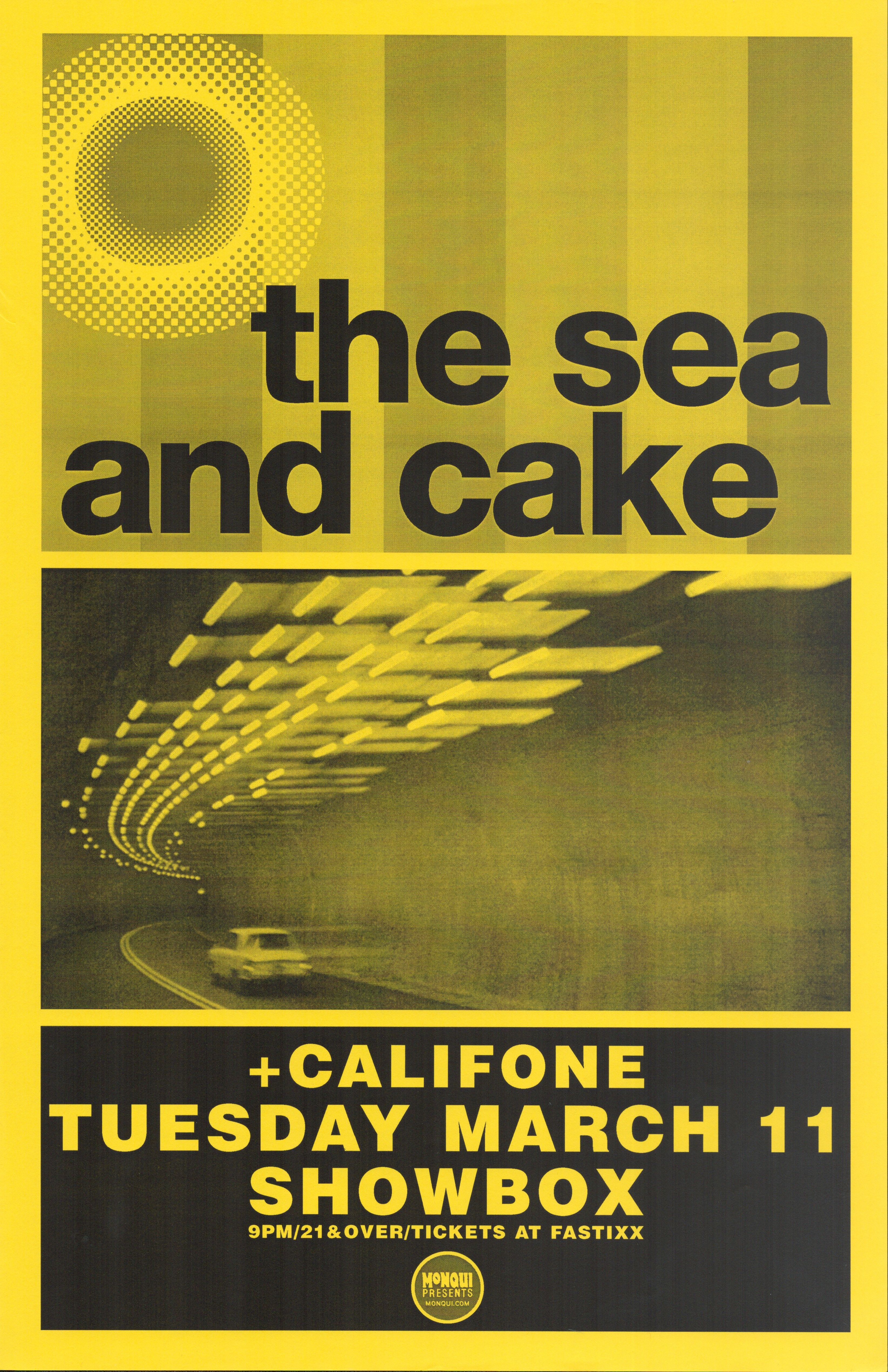 MXP-81.3 Sea And Cake 2003 Showbox  Mar 11 Concert Poster