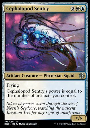 Cephalopod Sentry (Phyrexia: All Will Be One) Trading Card