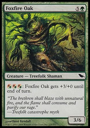 Foxfire Oak (Shadowmoor) Trading Card