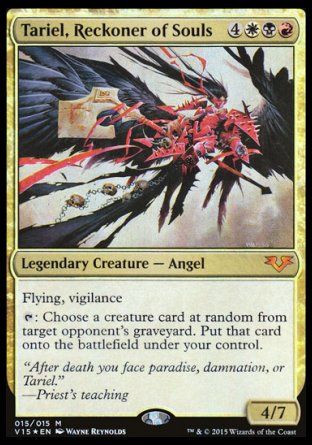 Tariel, Reckoner of Souls (From the Vault : Angels) Trading Card