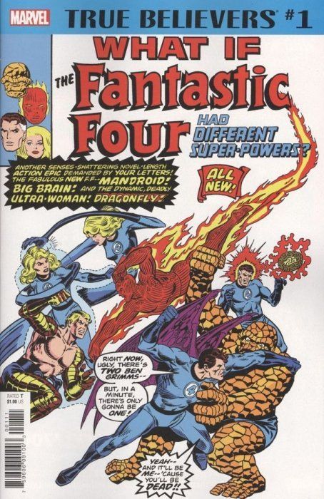 True Believers: What If the Fantastic Four had Different Super-Powers Comic