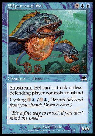 Slipstream Eel (Onslaught) Trading Card