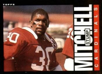 Stump Mitchell 1985 Topps #144 Sports Card