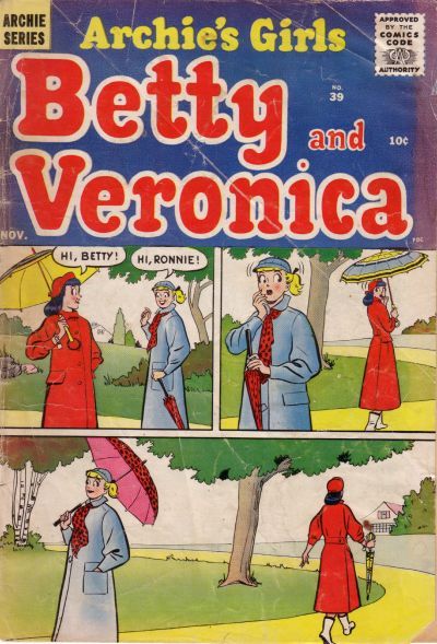 Archie's Girls Betty and Veronica #39 Comic
