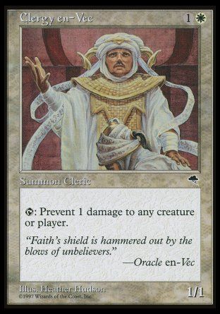 Clergy en-Vec (Tempest) Trading Card