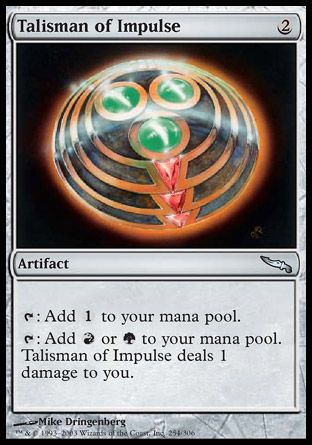 Talisman of Impulse (Mirrodin) Trading Card