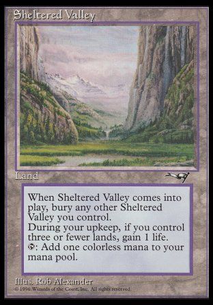 Sheltered Valley (Alliances) Trading Card