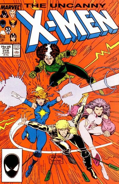 Uncanny X-Men #218 Comic