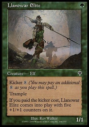 Llanowar Elite (Invasion) Trading Card