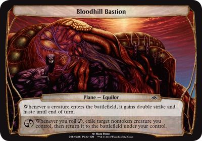 Bloodhill Bastion (Planechase Anthology) Trading Card