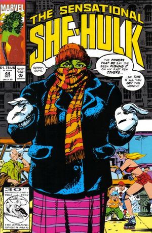 The Sensational She-Hulk 40 1992 ジャンプロープ The Sensational She-Hulk #40-🔑Controversial Comic Moment