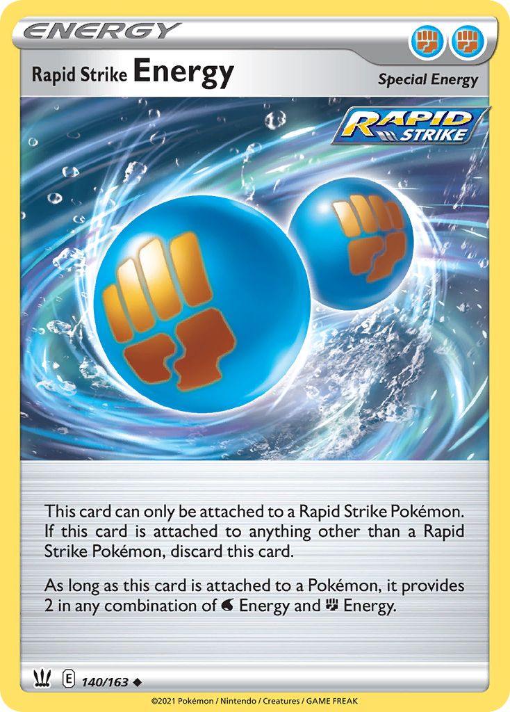 Rapid Strike Energy (140/163) - Battle Styles Pokémon Card