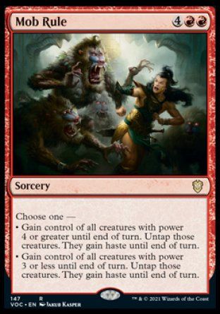 Mob Rule (Innistrad Crimson Vow Commander Decks) Trading Card