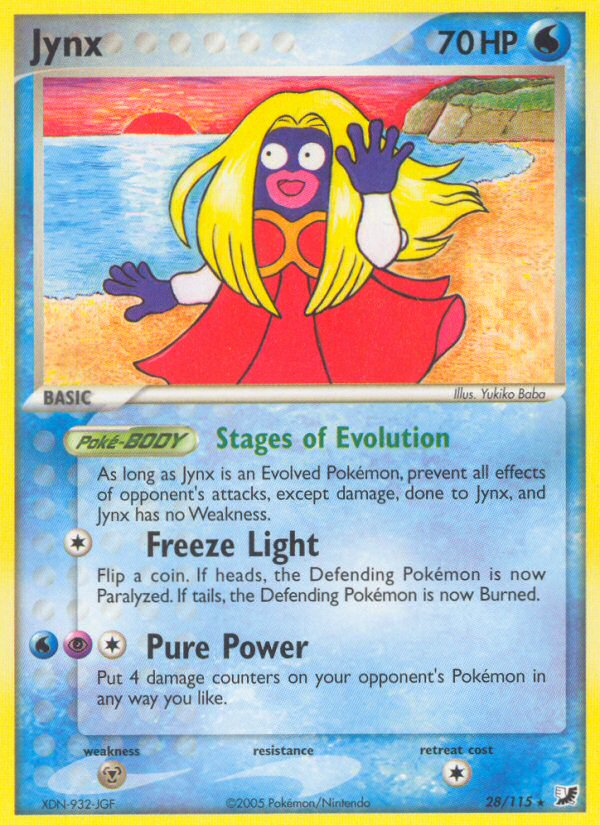 Jynx (28/115) - Unseen Forces Pokémon Card