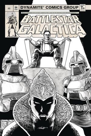 Battlestar Galactica Classic #4 (20 Copy Hdr B&w Cover)