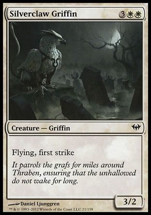 Silverclaw Griffin (Dark Ascension) Trading Card