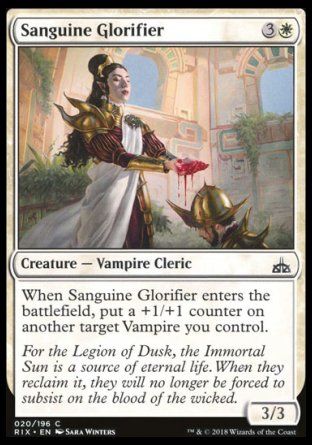 Sanguine Glorifier (Rivals of Ixalan) Trading Card