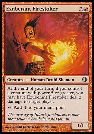 Exuberant Firestoker (Shards of Alara) Trading Card