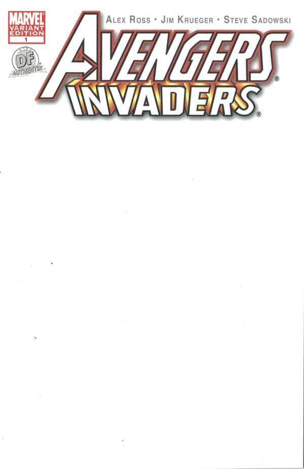 Avengers/Invaders #1 (Dynamic Forces Blank Edition)