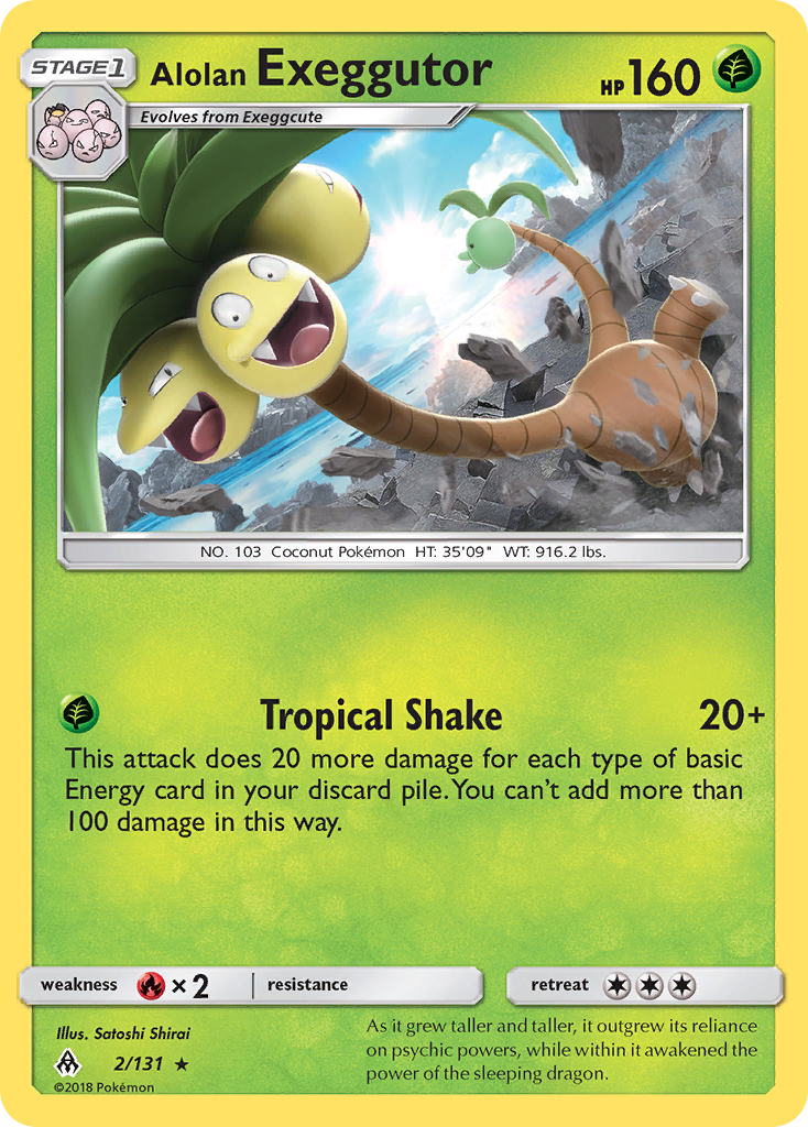 Alolan Exeggutor (2/131) - Forbidden Light Pokémon Card