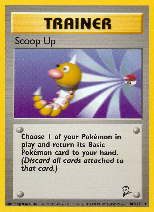 Scoop Up (107/130) - Base Set 2 Pokémon Card