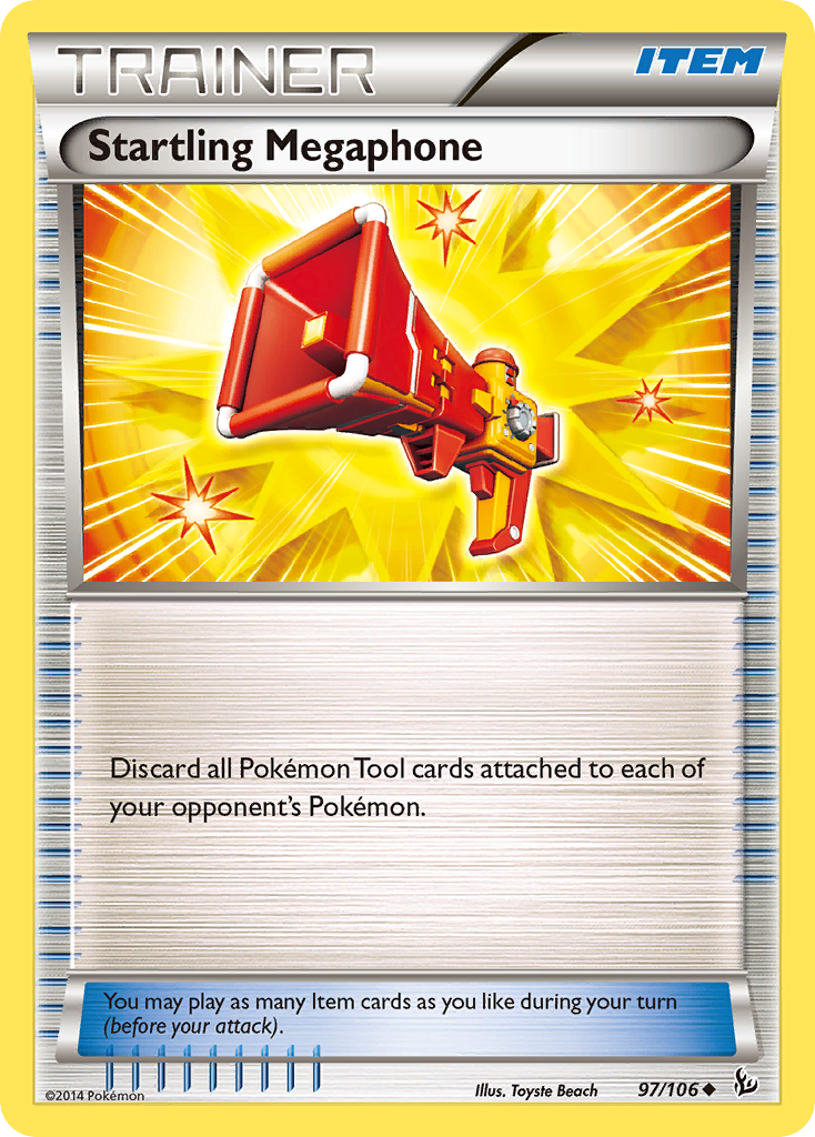 Startling Megaphone (Trainer: Item) (97/106) - Flashfire Pokémon Card