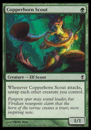 Copperhorn Scout (Conspiracy) Trading Card