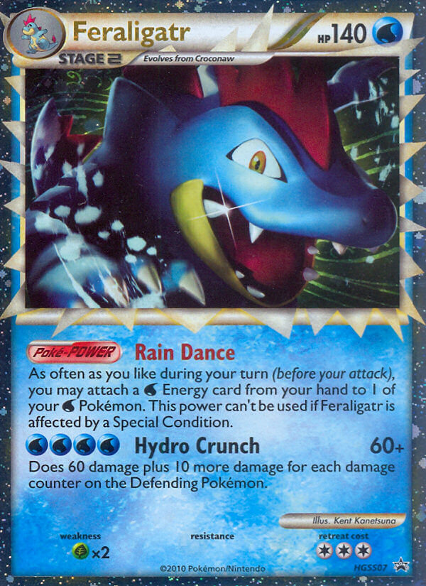 Feraligatr Prime (HGSS07) - HGSS Black Star Promos Pokémon Card