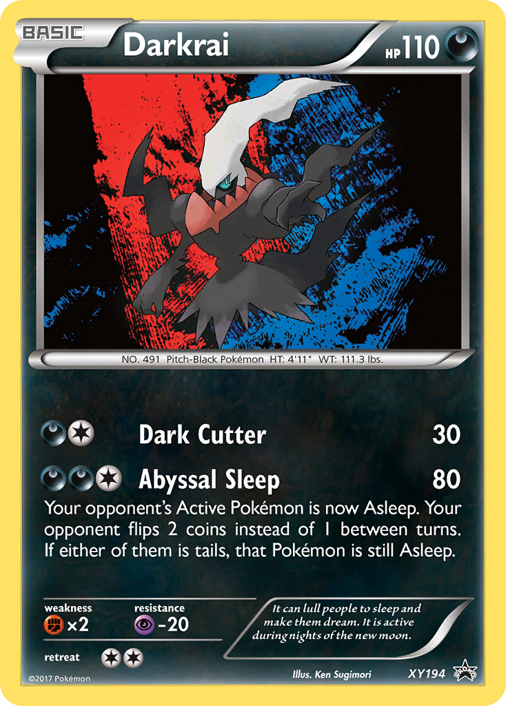 Darkrai (XY194) - XY Black Star Promos Pokémon Card