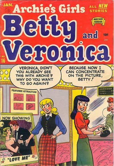 Archie's Girls Betty and Veronica #16 Comic