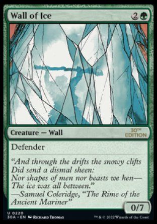 Wall of Ice (Magic 30th Anniversary Edition) Trading Card