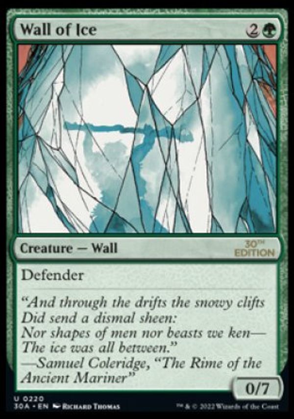 Wall of Ice (Magic 30th Anniversary Edition)